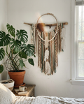 Driftwood Whisper - driftwood macrame statement piece