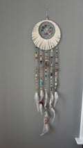Crystal Gypsy - beaded gemstone dreamcatcher